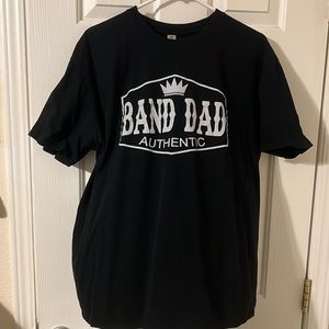 Band dad T-shirt, black size XL
